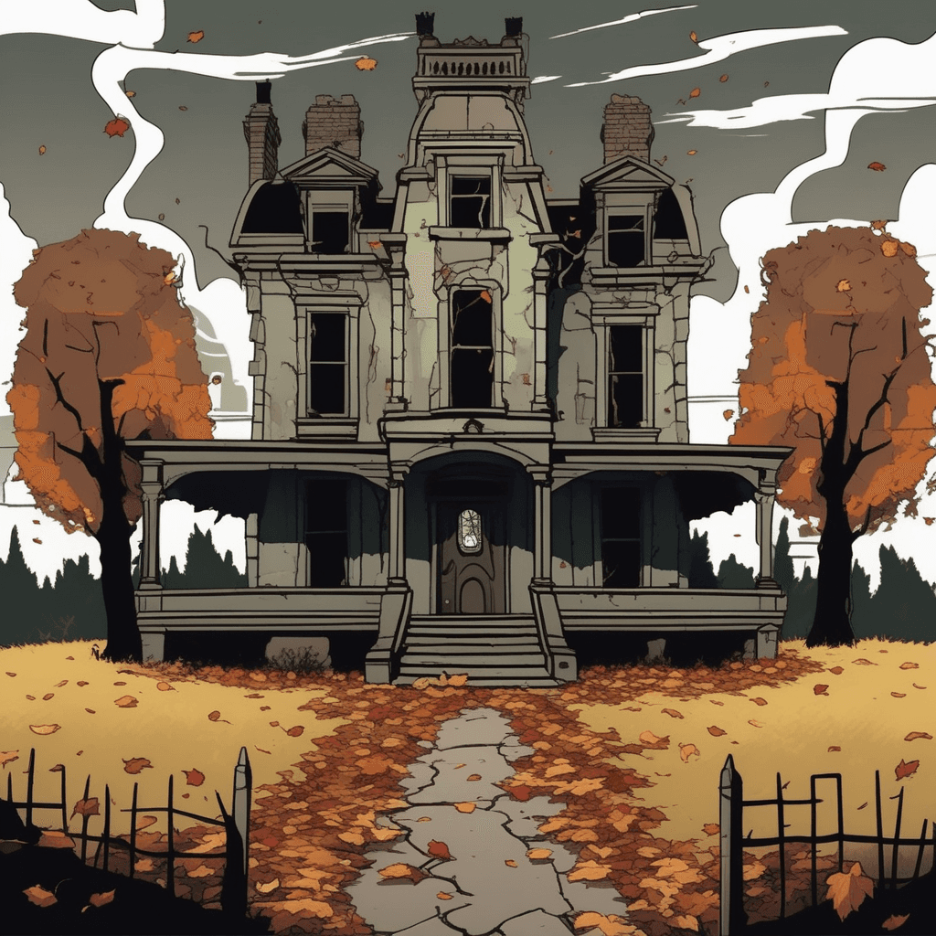The abandoned house stranded in time, once branded with love, now handed back to solitude and decay