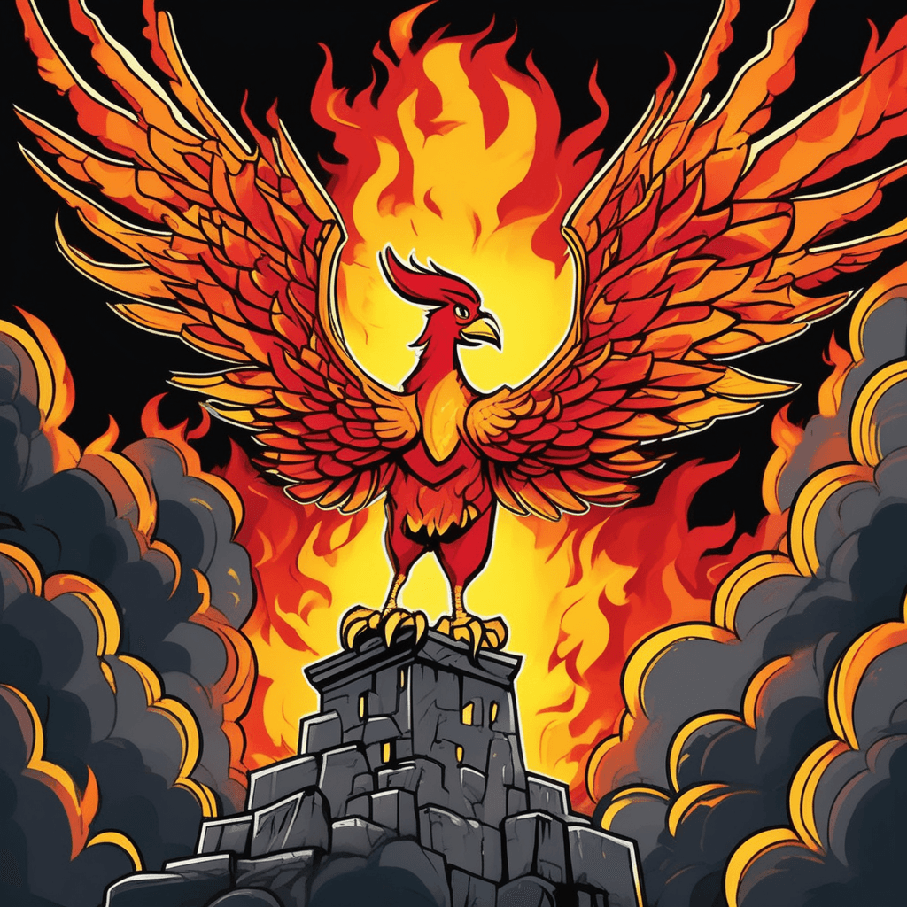 Wings ablaze that amaze for days!