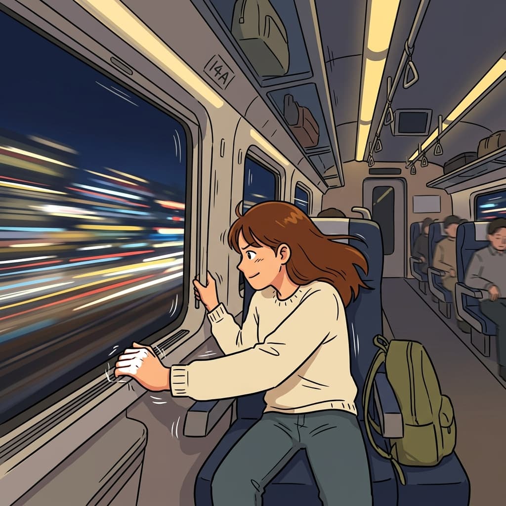 The train’s sudden acceleration sent vibrations through the cabin as it rushed toward its destination.