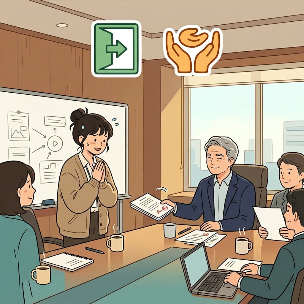 The company accepted her proposal and gave the project full support. (ACCESS + keep → to accept something is to allow it ACCESS into your decision, life, or system instead of rejecting it)
