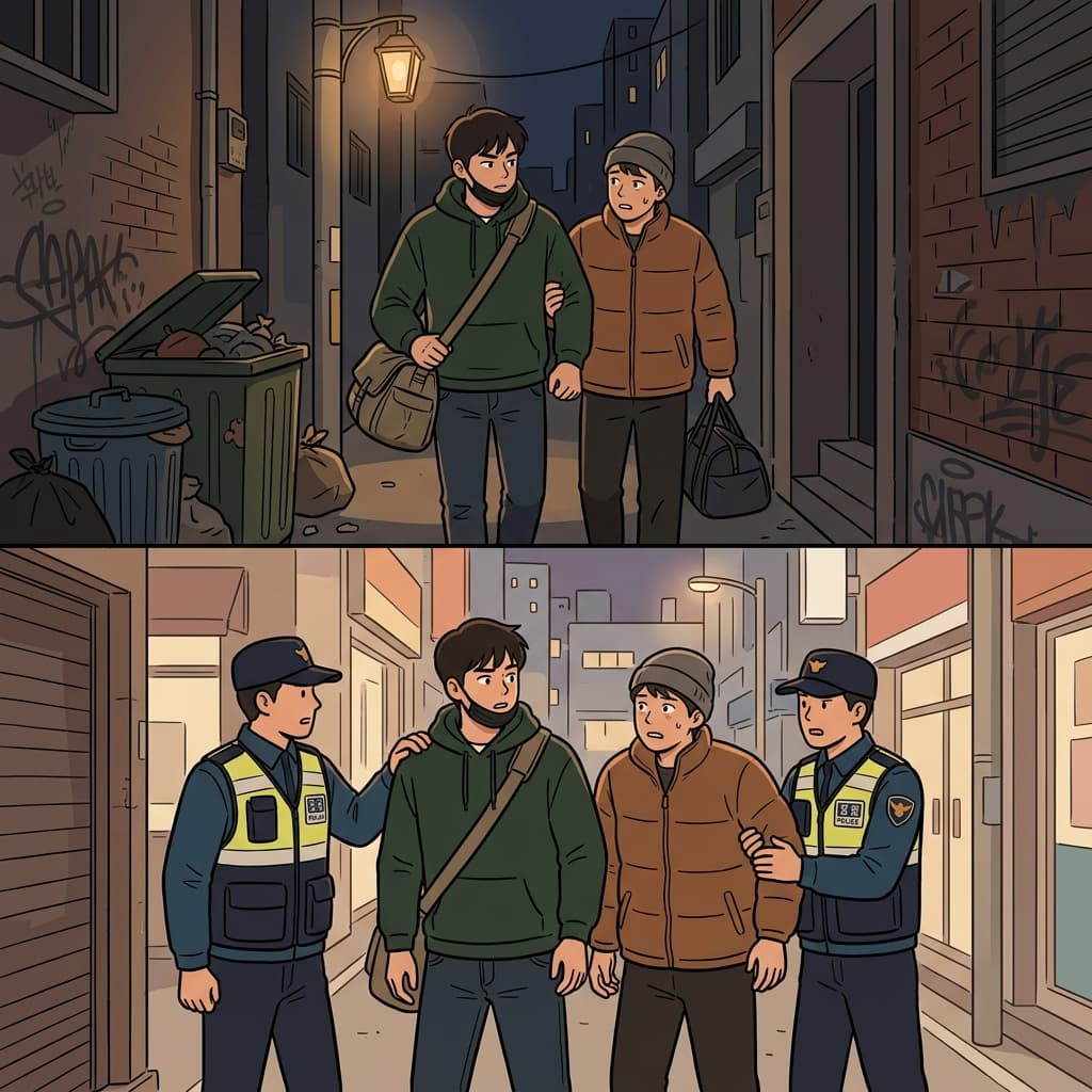The accomplice accompanied the thief until the police caught them both. (accompany = go together → An accomplice is the person who accompanies a criminal and helps commit the crime.)