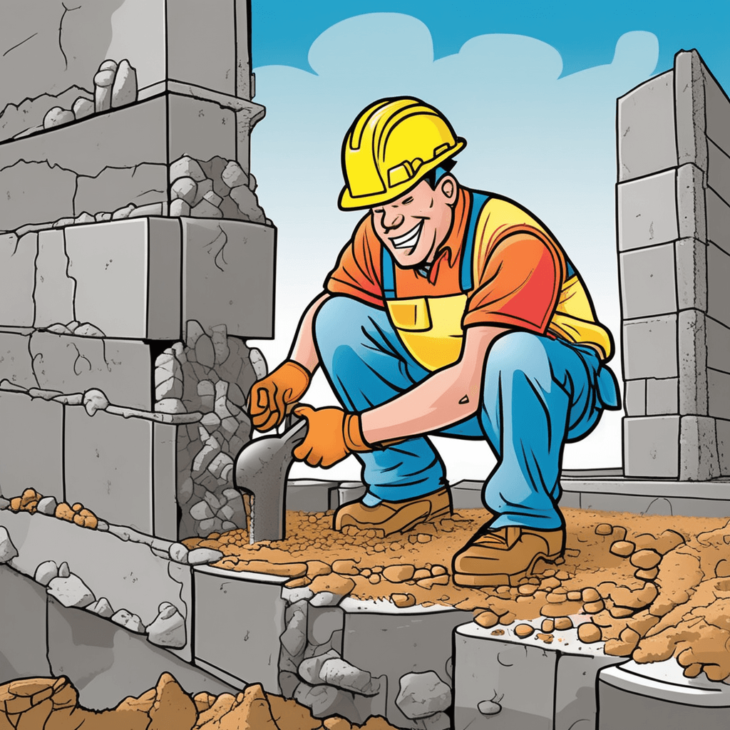 Layer by layer, materials accrete until the foundation is complete!