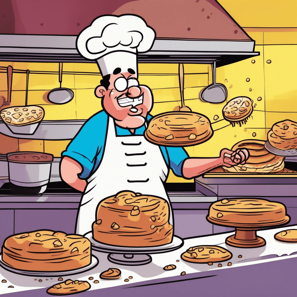 Through hands that ache, I'll bake this cake!