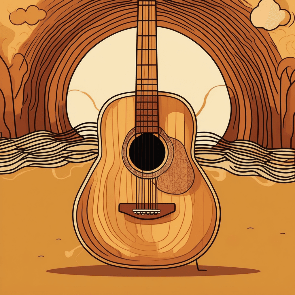 Acoustic melodies that musically thrive — where strings vibrate, pure sound comes alive