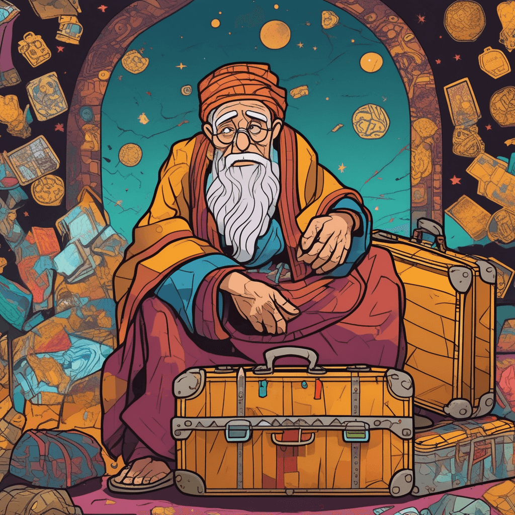 Ancient adage emerges from old baggage, revealing both wisdom and damage!