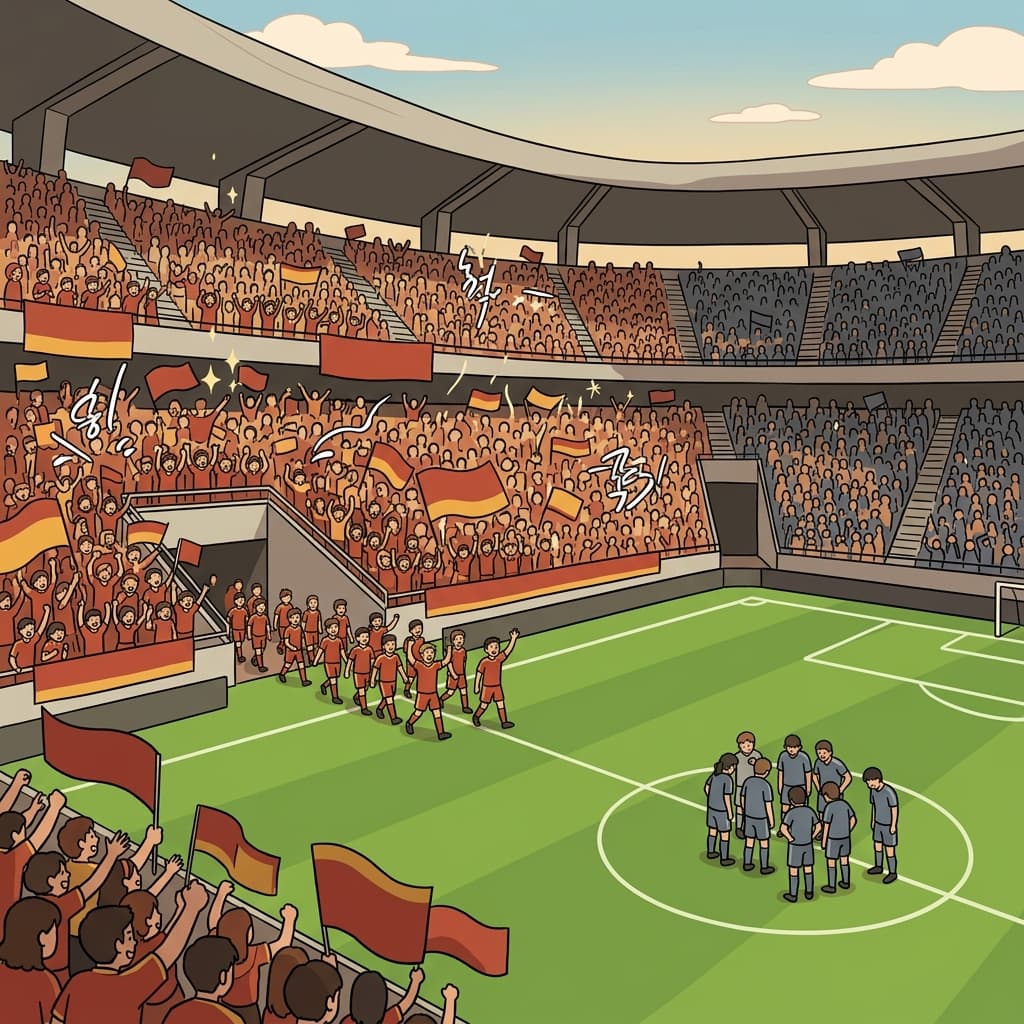 The home team had a major advantage because thousands of fans supported them.