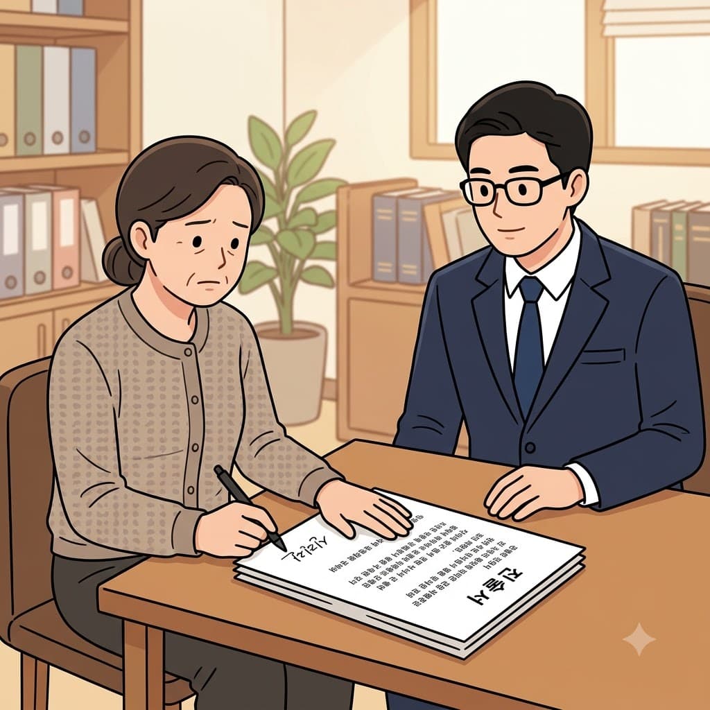 The lawyer explained that the affidavit was a formal statement sworn to be true and signed by the witness. (Think: AFFIDAVIT → “AFFIRM + IT”: AFFIRM IT → swear it is true → AFFIDAVIT)