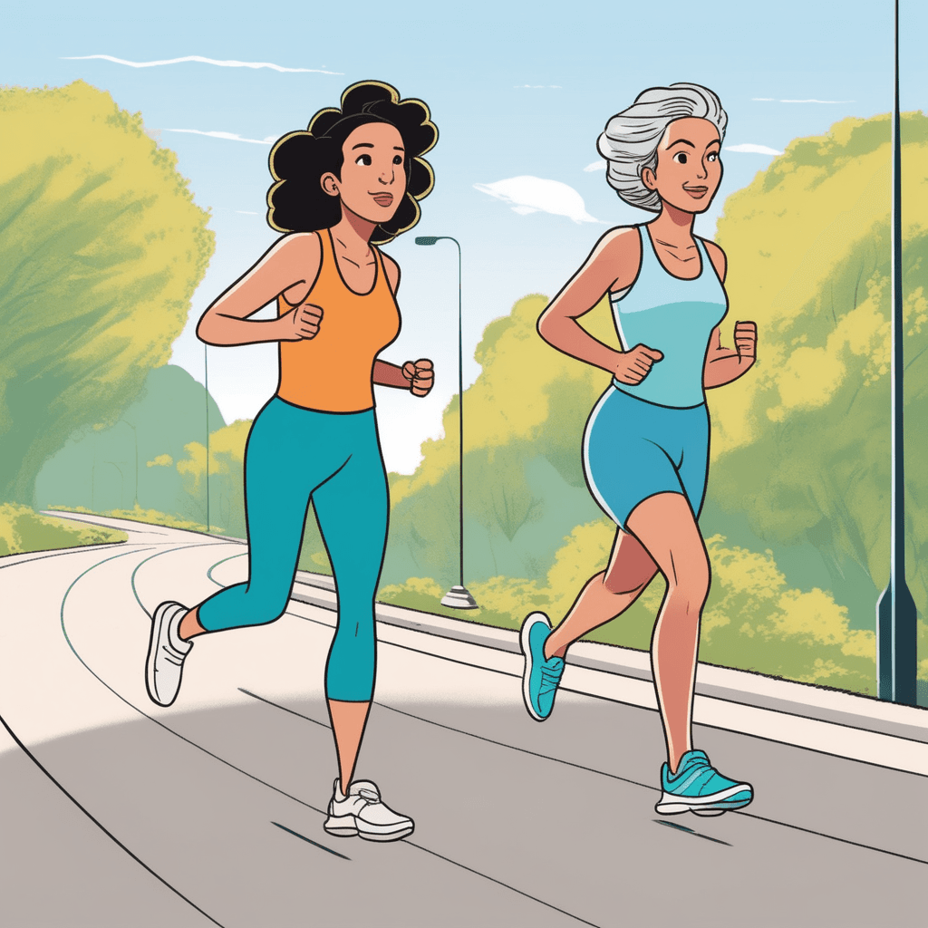 The natural process of growing older