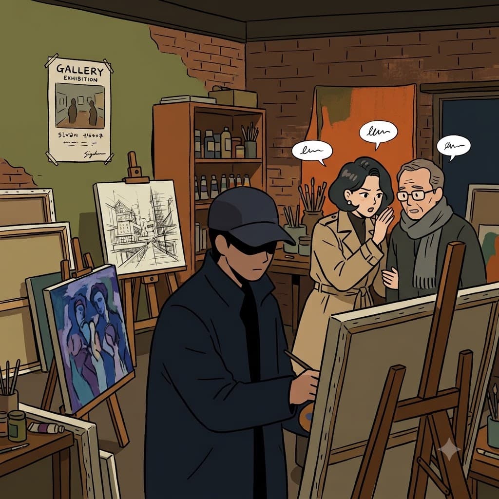 The mysterious artist, aka “Shadow,” became famous for painting portraits in complete secrecy.