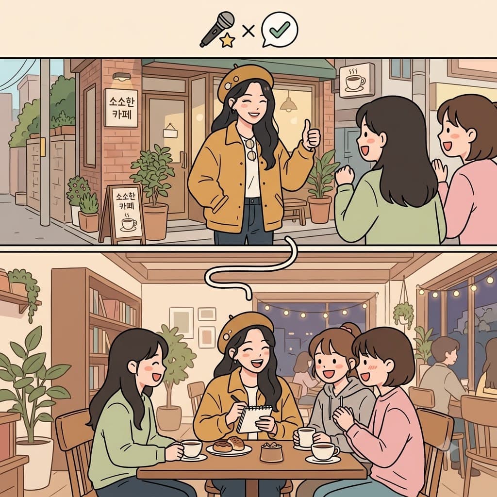 The singer, aka “Star,” said “okay” before meeting her fans at a nearby café.