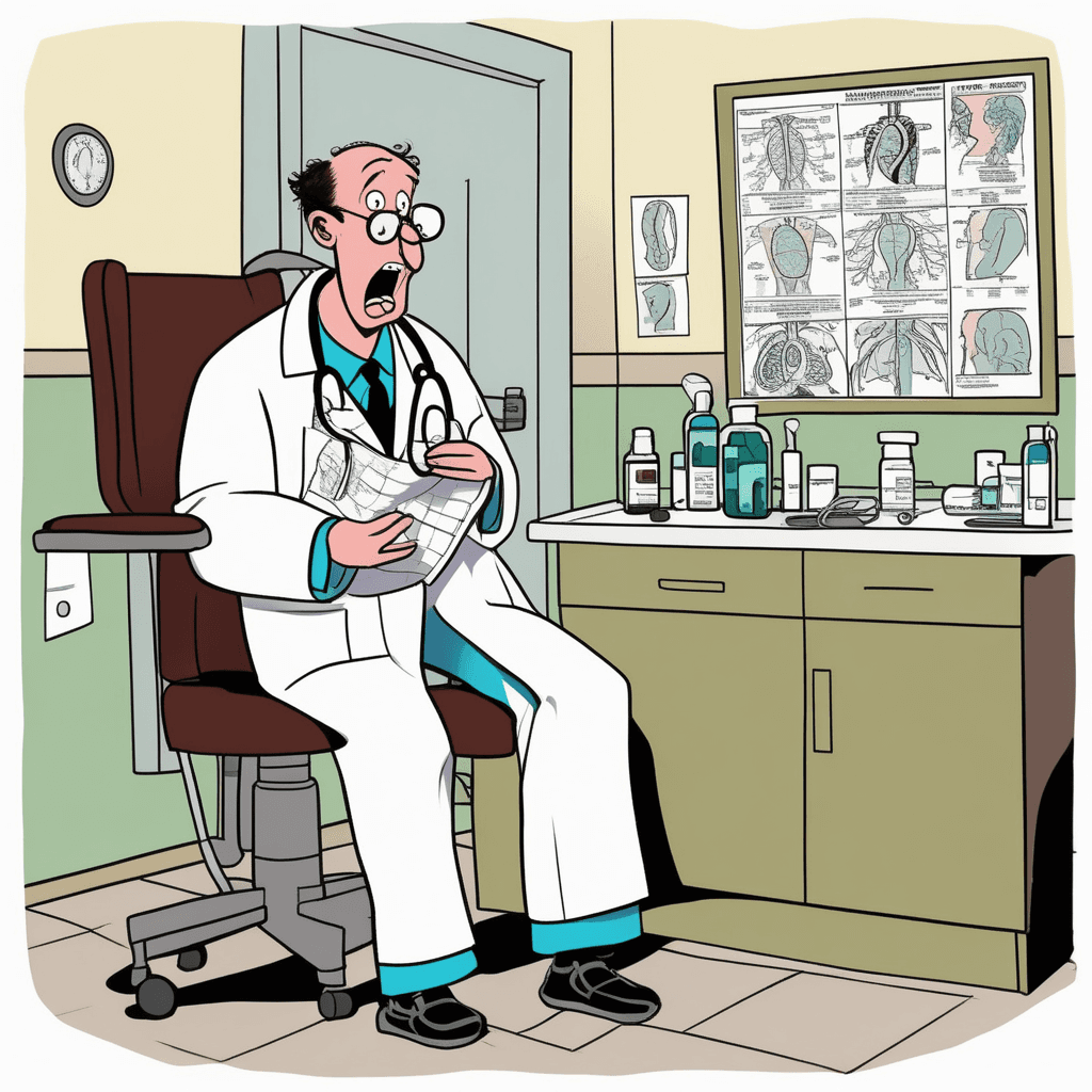 When exam results slam down, it's a medical information jam!