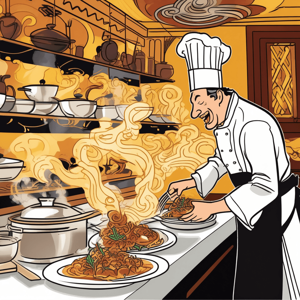 The appetizing dish becomes truly mesmerizing!
