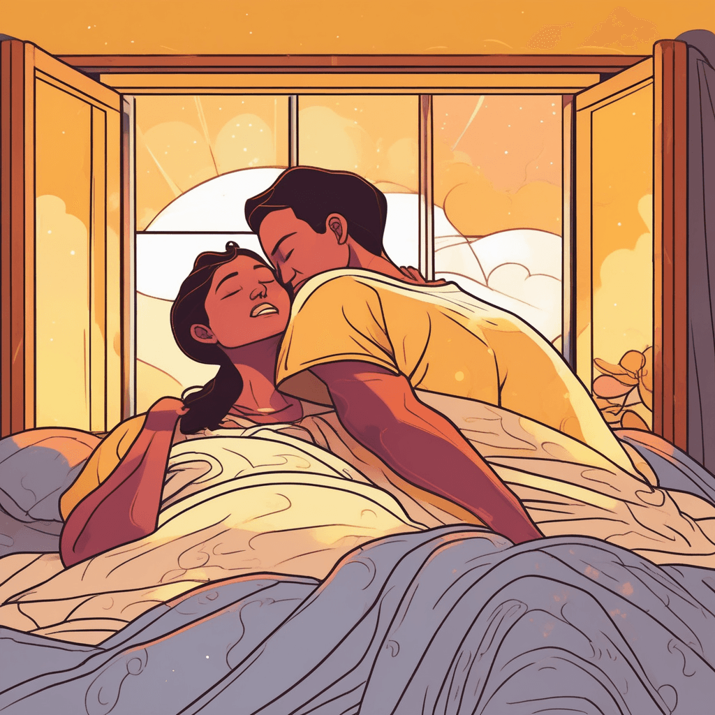 When morning calls to arouse the sleeper, a spouse brings water near the house to douse away all slumber