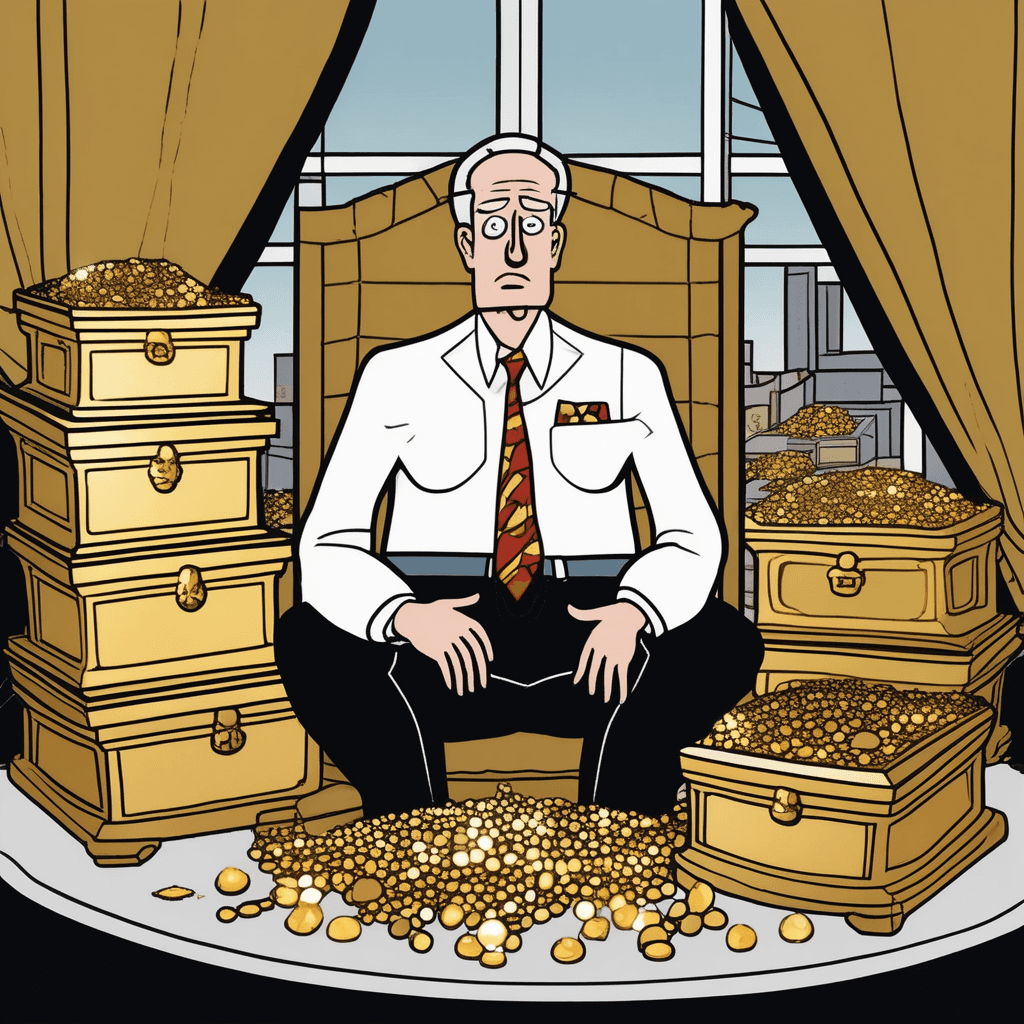 Assets fill golden baskets, but mean nothing beside caskets!