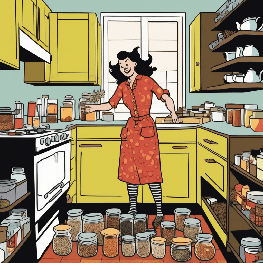 Every apartment compartment holds a department store assortment!