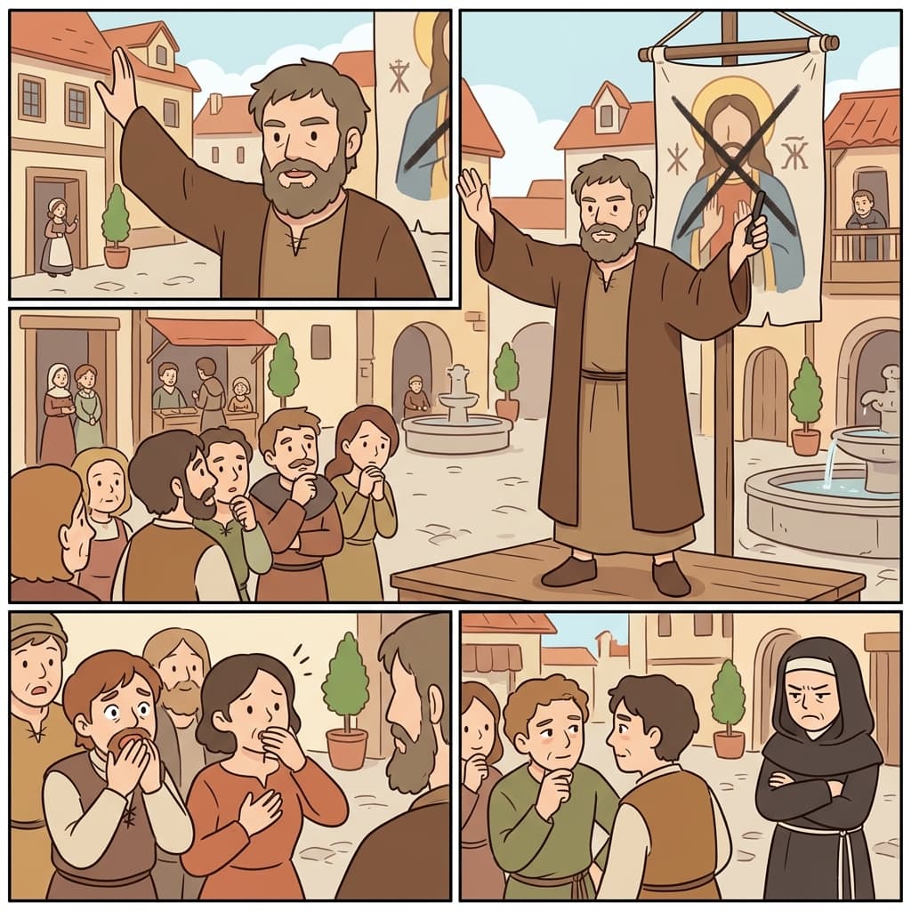 The atheistic philosopher argued there is no god during the town square debate.