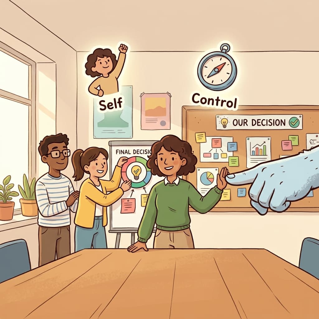 The team gained autonomy by making every important decision themselves.