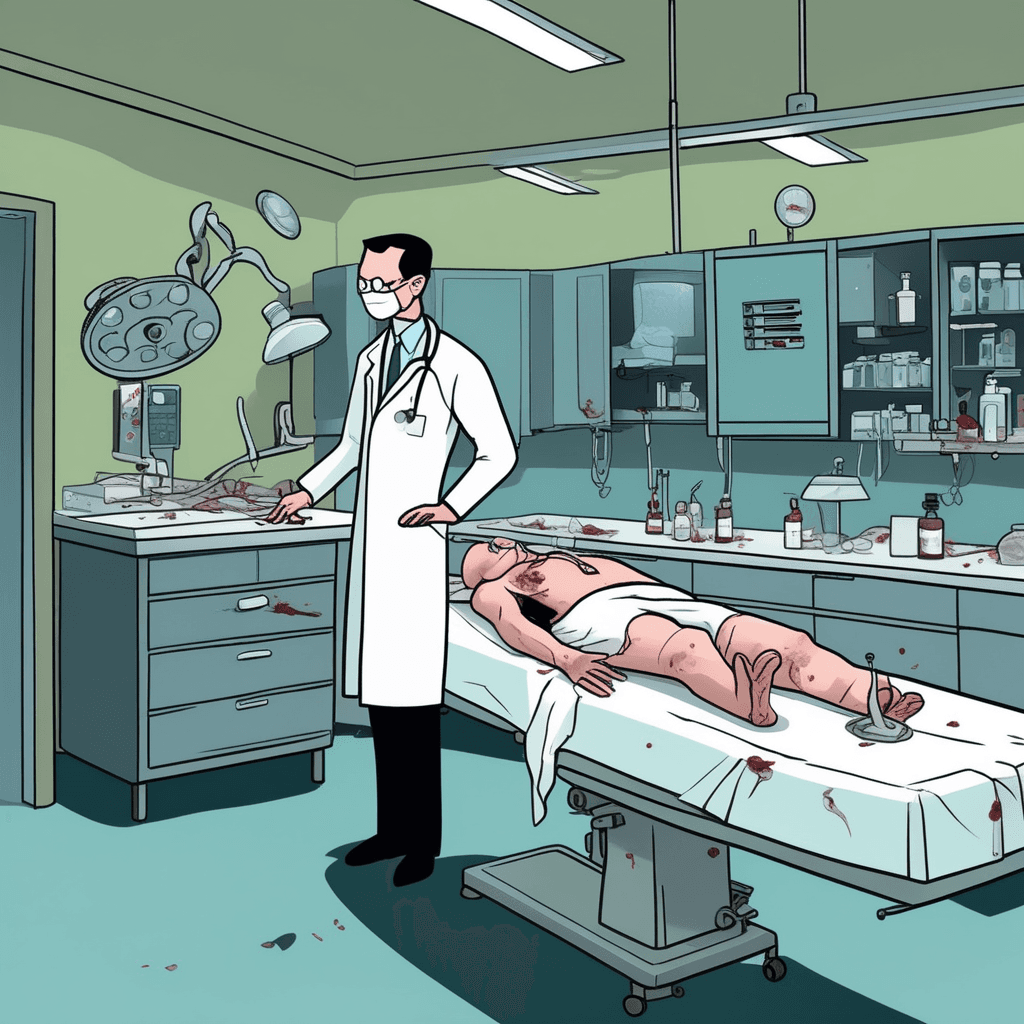 The autopsy went topsy-turvy!