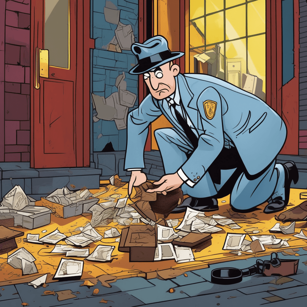Every clue from this base place goes into the case!