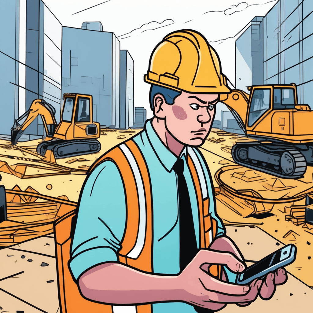 Always on his phone, he's prone to danger in every zone!