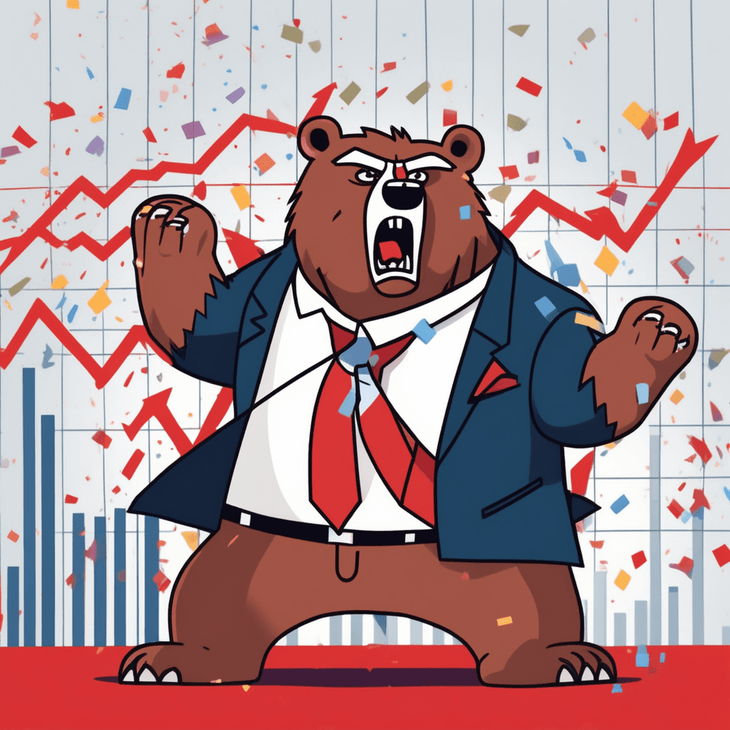Bear-ish bear pushes prices down with bear-like growls!