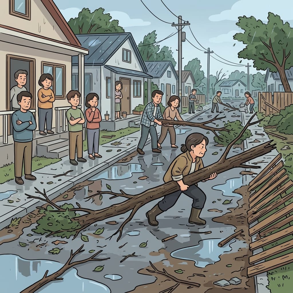On behalf of those left in the aftermath — someone must clear the path.