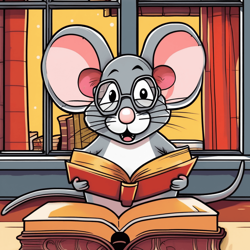 A little mouse loves to browse around the house!