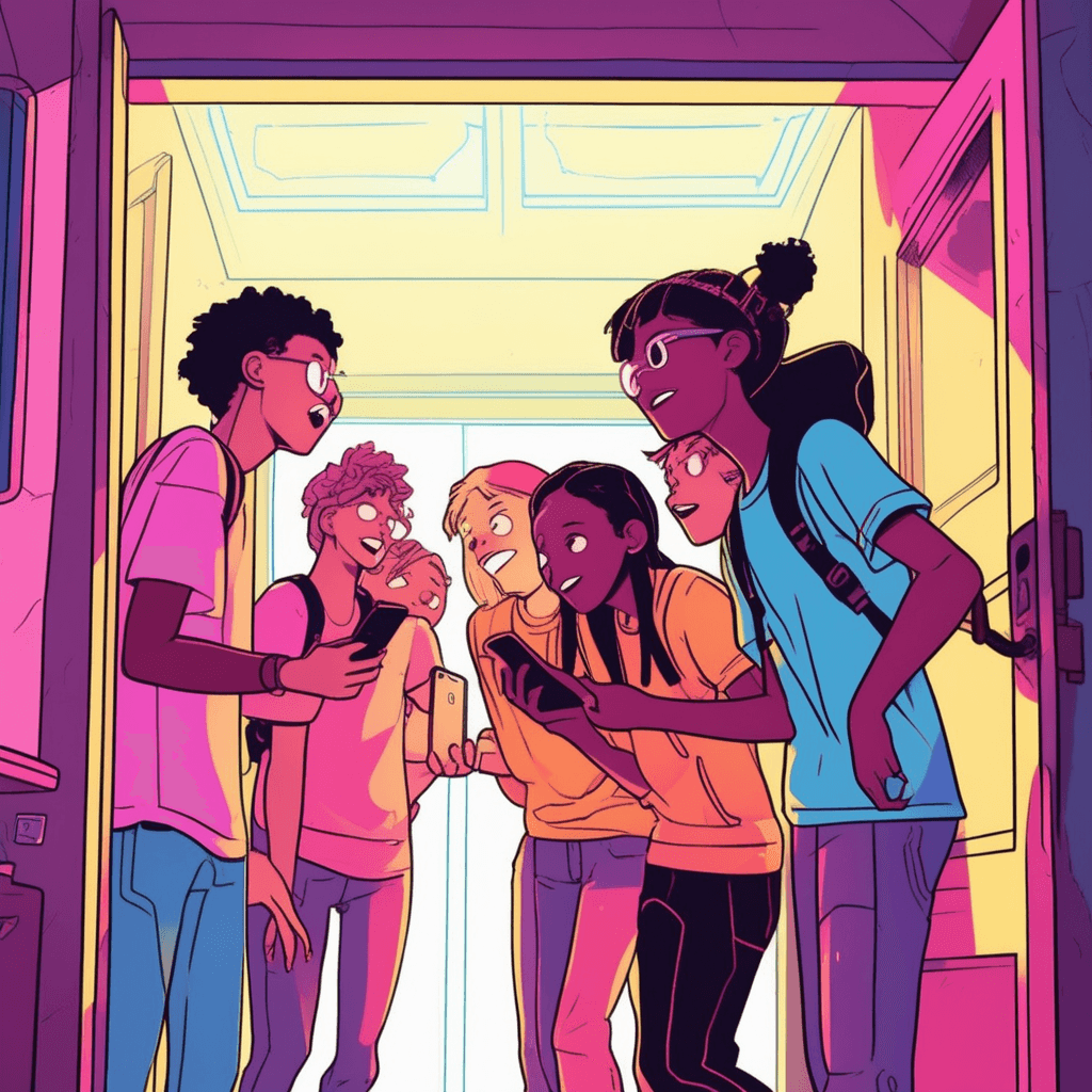 By means of leaving their screens, these teens find the real world!