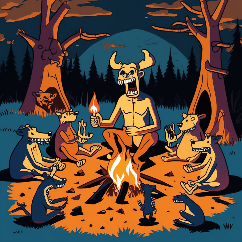 The cannibal's strong mandible makes even animals tremble!