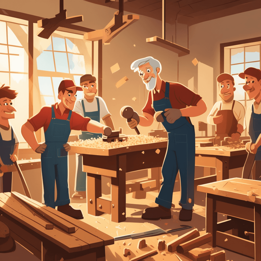 Learning carpentry tools at school - now that's really cool!