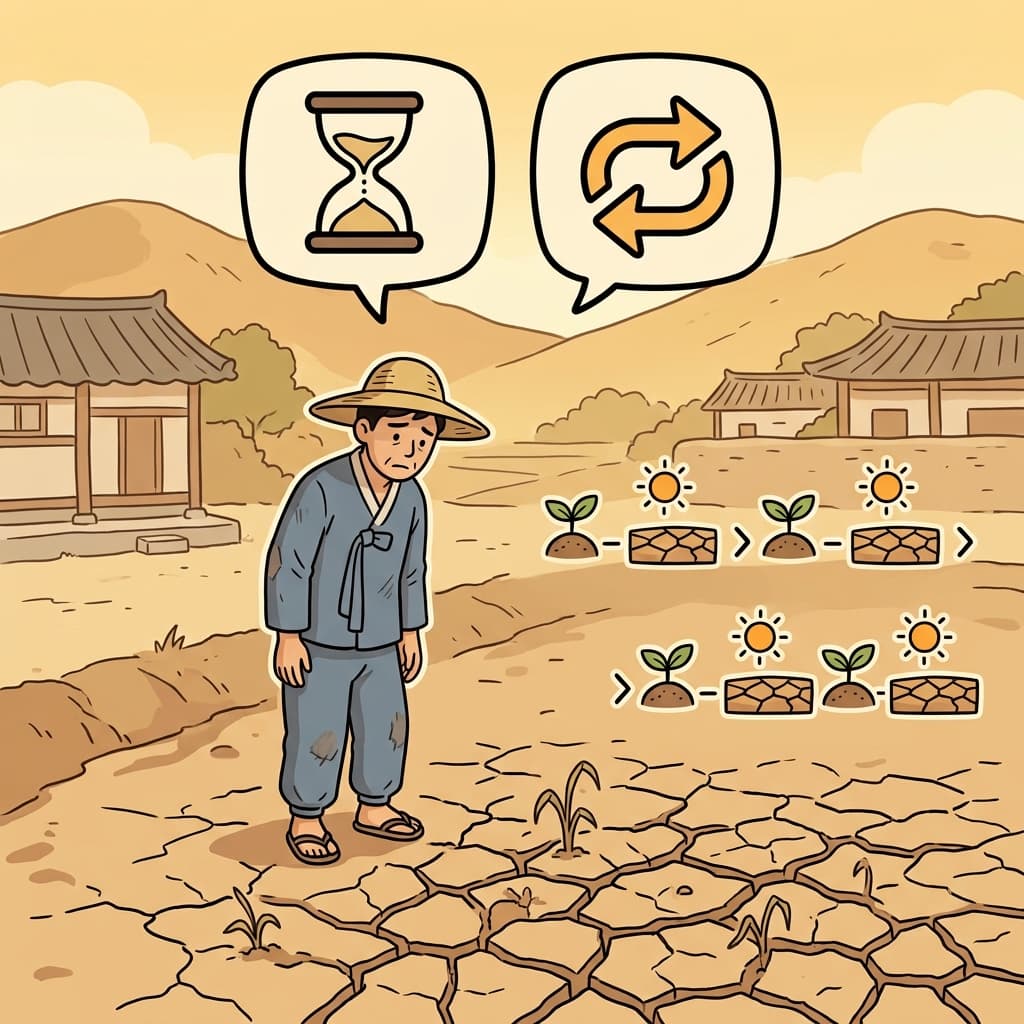 The drought became a chronic problem for the farmers. (⏳ Long-lasting + 🔁 Keeps Returning → Chronic)