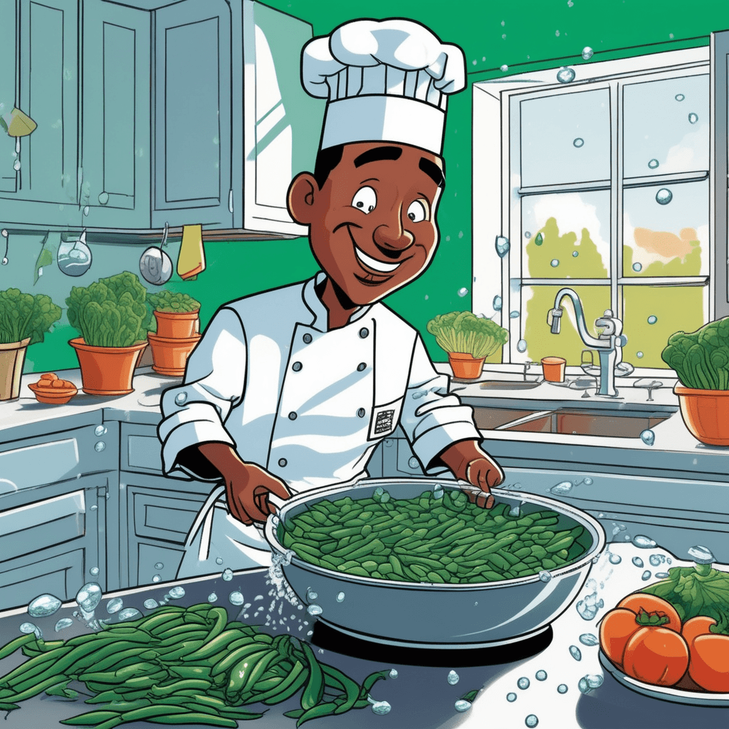 Keep the green bean spotlessly clean!