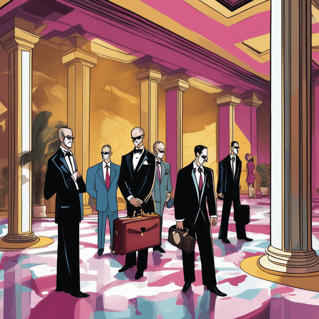From hotel guests to cartel - what diverse clientele!