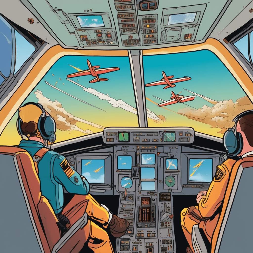 As planes fly by, your standby crew stays close by!