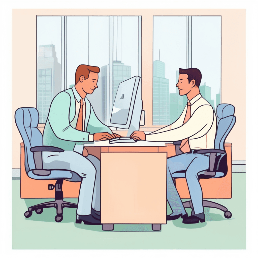 a person who works with you in the same company or organization
