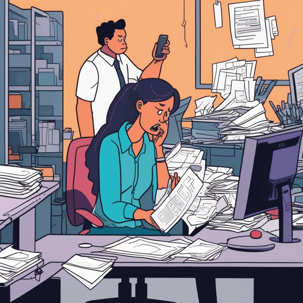 A dedicated co-worker outshines the office shirker!