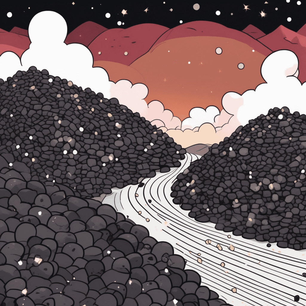 Coal and lees slide together - coalesce into one mess!