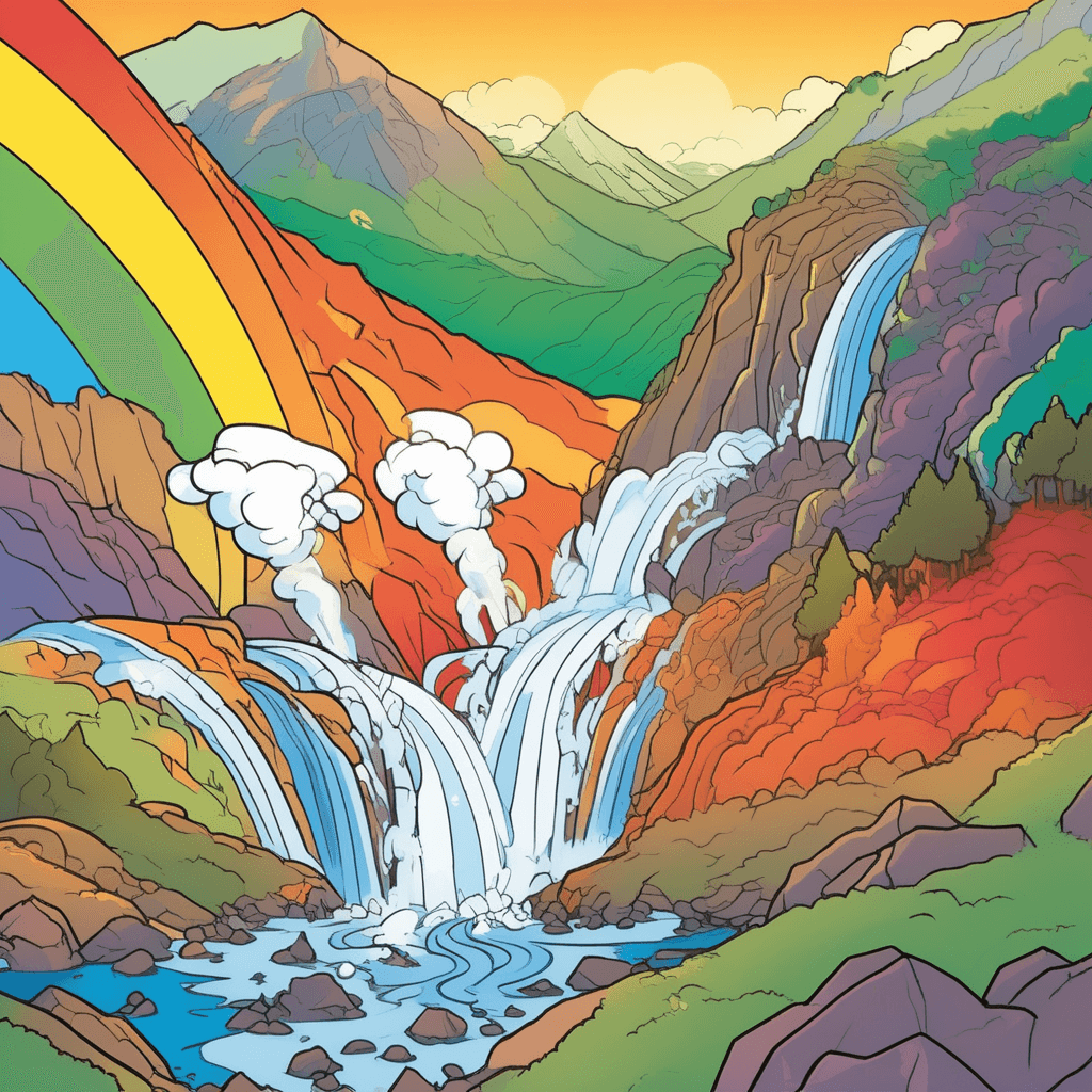 Streams coalesce and release power as their force will increase!
