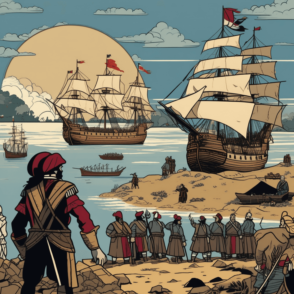 To colonise and comprise the distant lands — where sunrise advise the expansion's grand