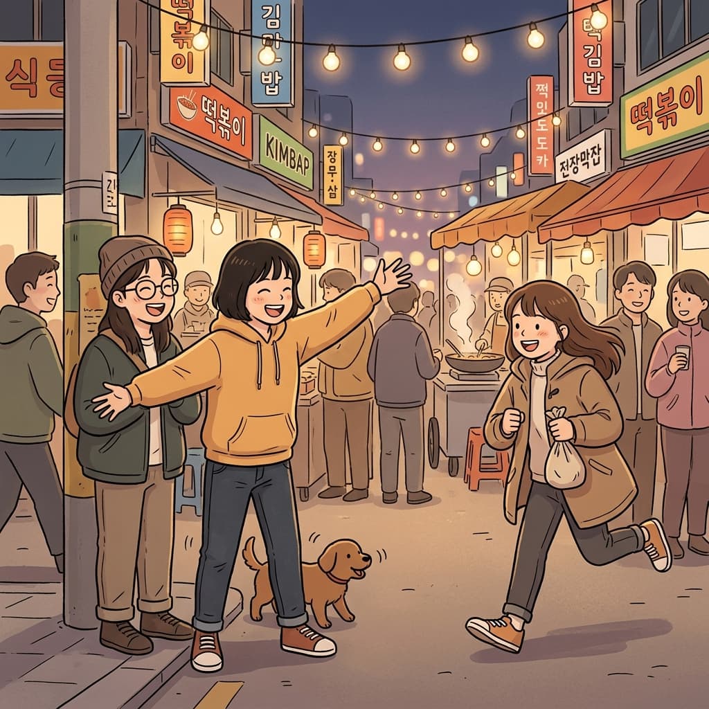 Want to come along to the night market with us?