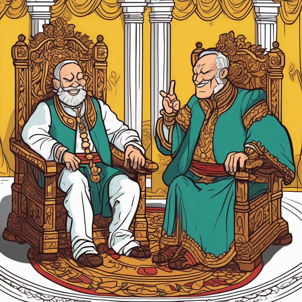 The complaisant lord stays pleasant, even before a bold peasant!