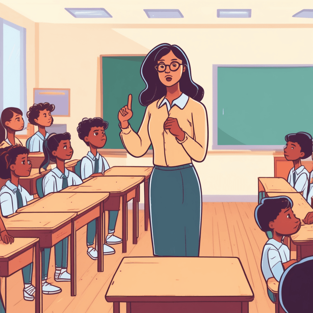 Student willingly follows teacher's rules