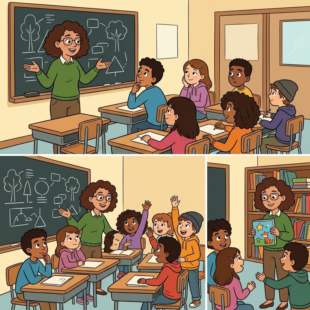 The students comprehended the lesson after they attended the class, and the teacher recommended extra reading.