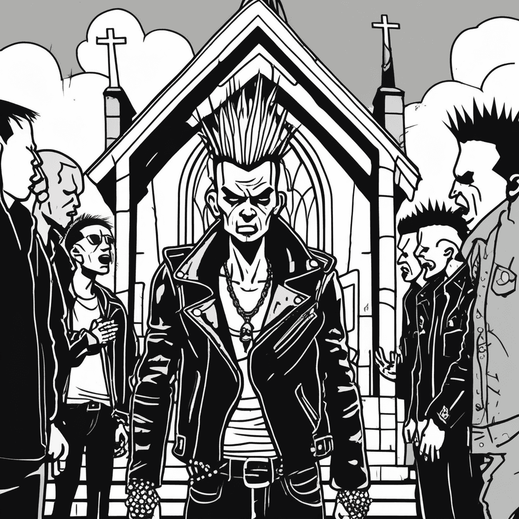 Punk shunned by community feels guilt - compunction stops bad actions!