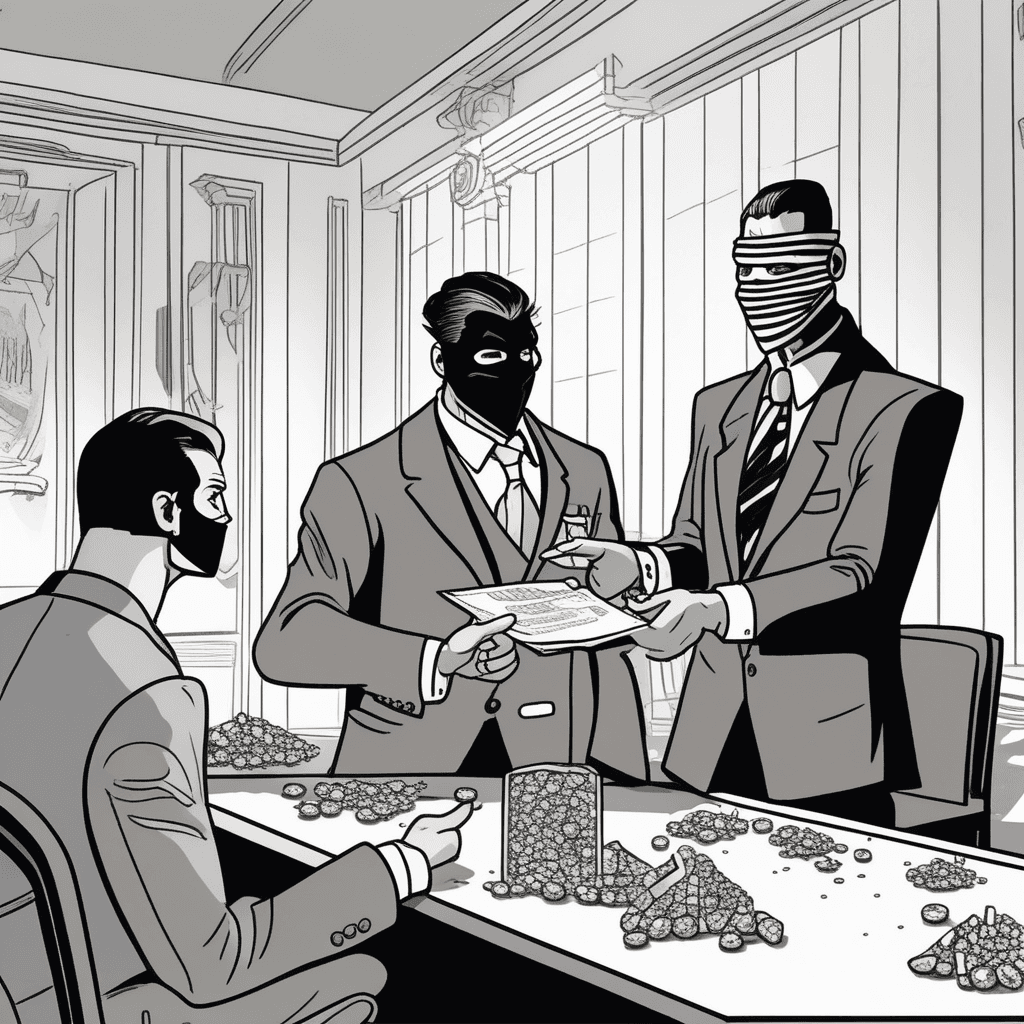 Con makes cession — gives up his treasures in concession!