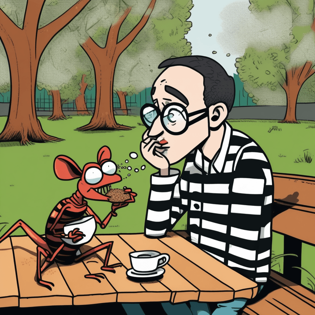 Con feeds ant secrets - a trusted confidant who won't tell!