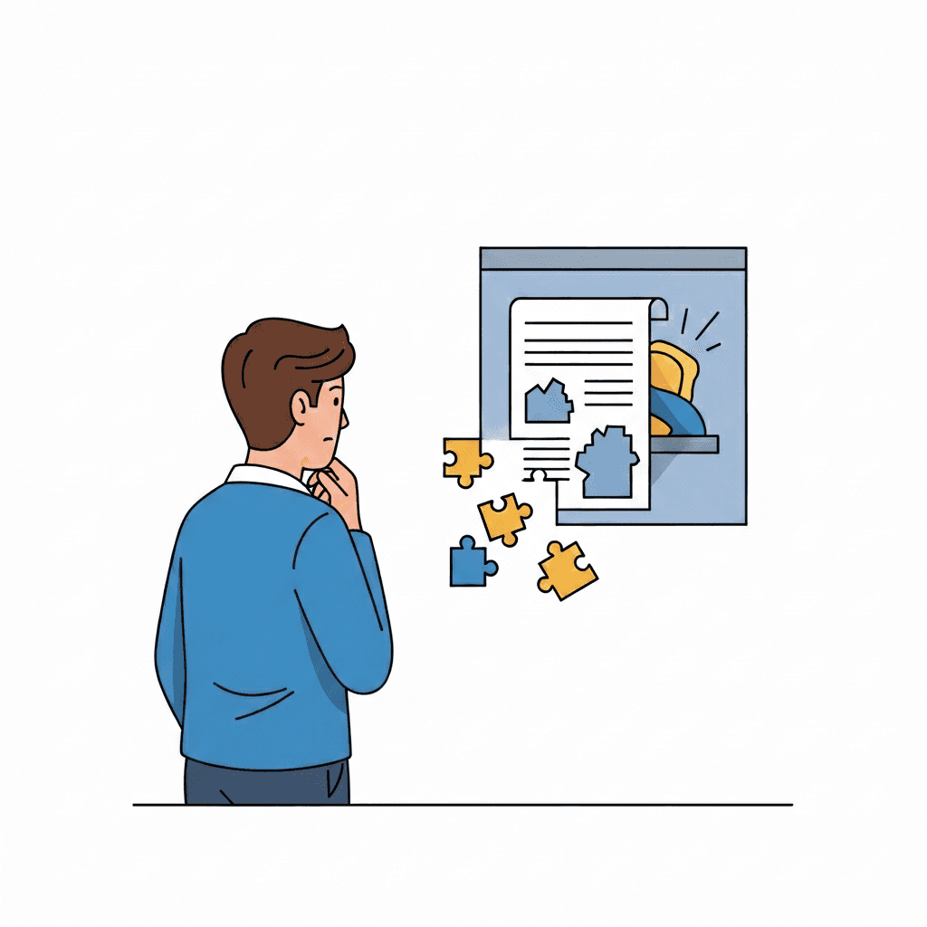 An idea formed from incomplete information
