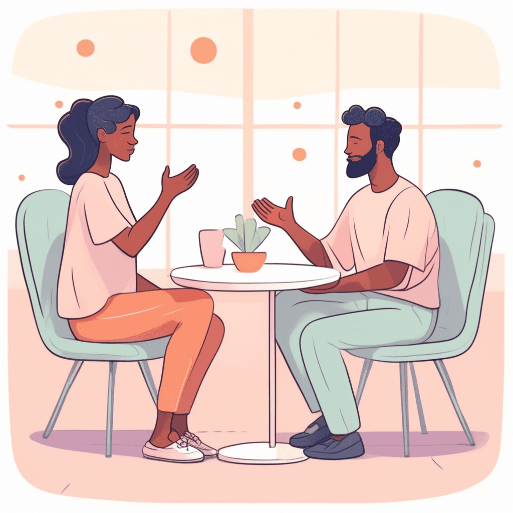 to communicate with someone or have a good relationship with them