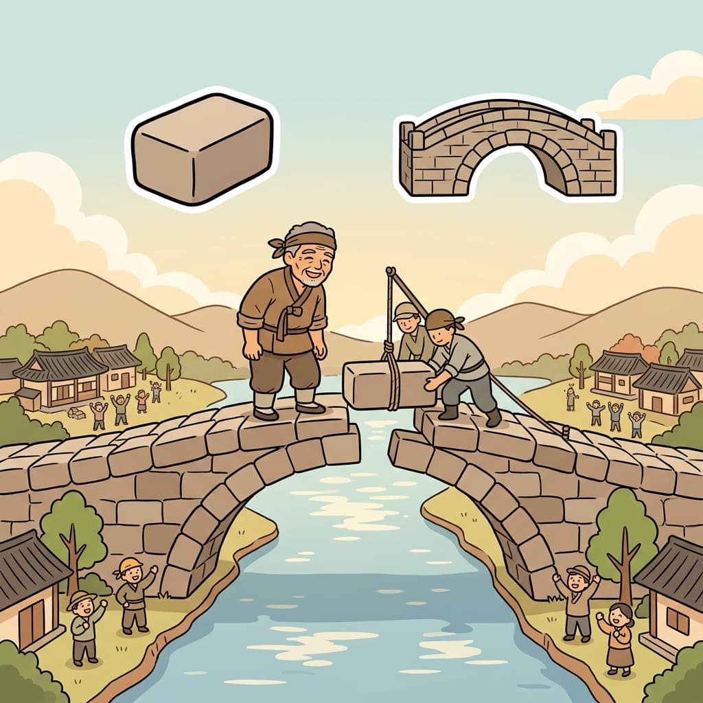 Each stone was constitutive of the bridge connecting the two villages. (CONSTITUTIVE → CONSTITUTE + STRUCTURE → forming an essential part of a structure)