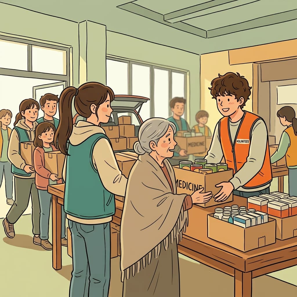Each volunteer played a constitutive role, made a contributive effort, and supported the distributive work.